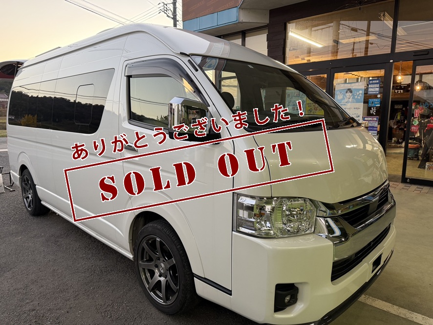 入荷しました！ キャンパー特装車ディーゼル4WDベースのRacingBOX